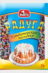 Посыпка кондитерская РАДУГА бисер