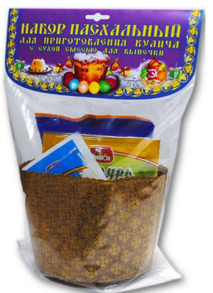 Набор с сухой смесью для выпечки кулича