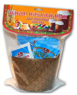 Набор пасхальный с формами для выпечки кулича