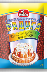 Посыпка кондитерская перламутровая РАДУГА-БИСЕР красный